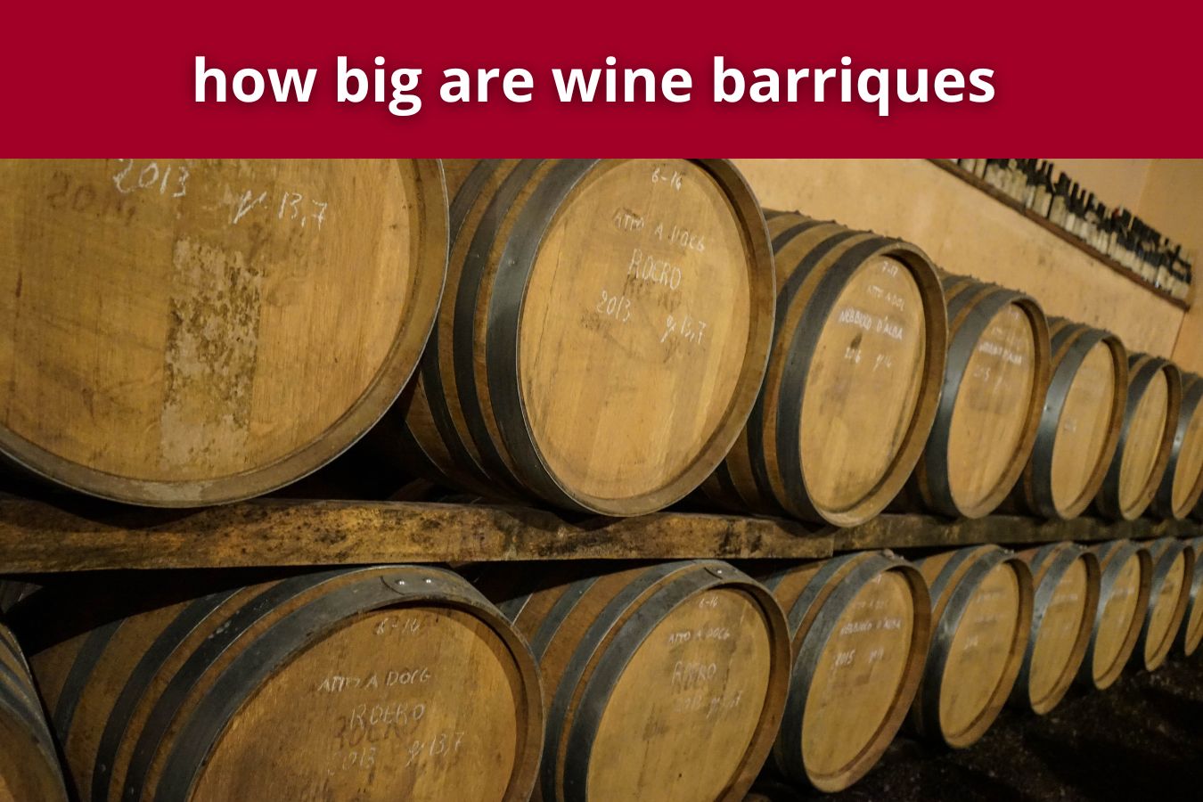 how big are wine barriques