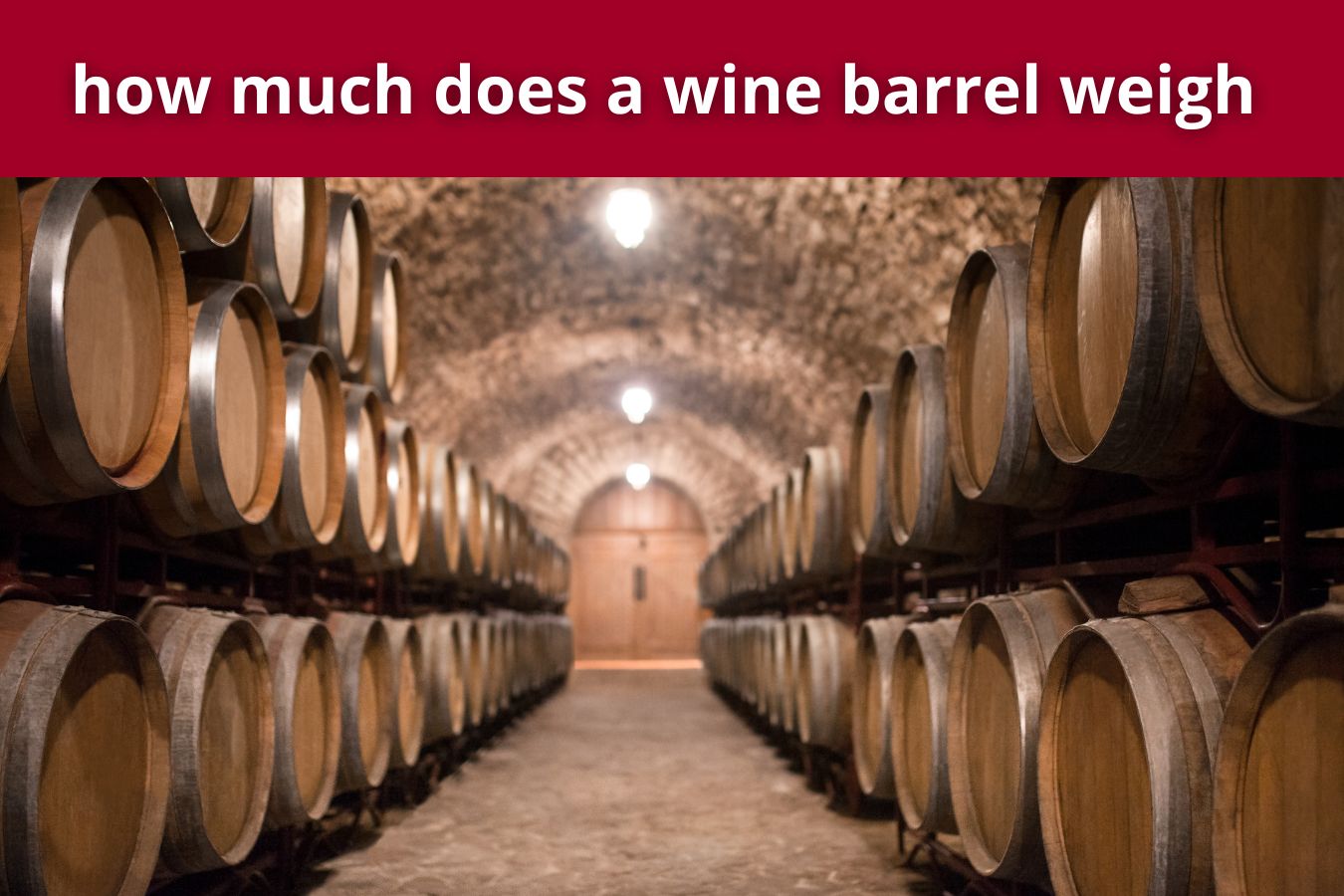 how much does a wine barrel weigh