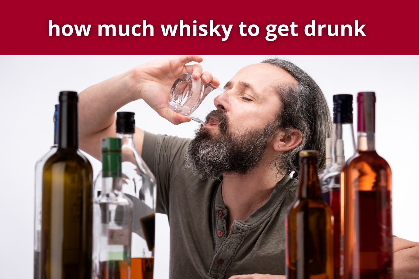 how much whisky to get drunk