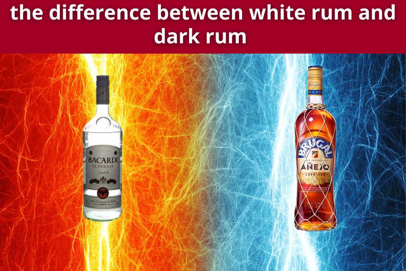 the difference between white rum and dark rum